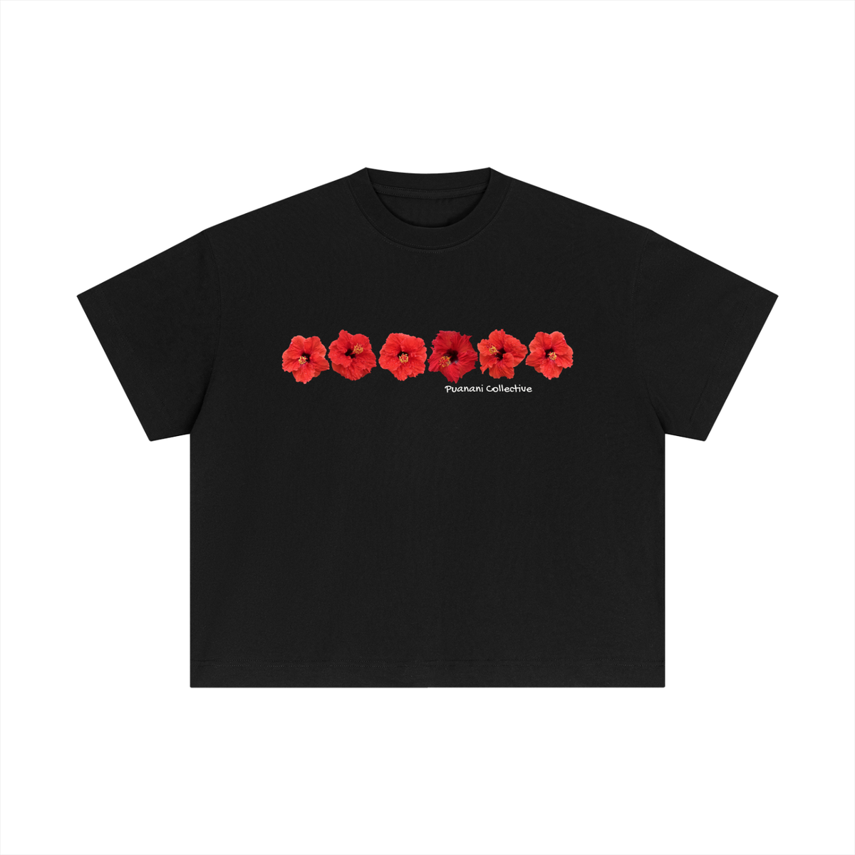 Black Pua Boxy Tee