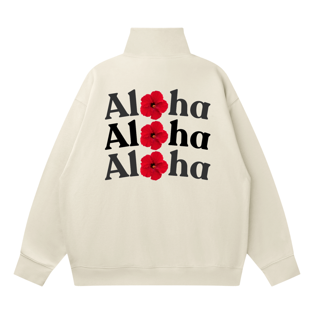 Aloha Quarter Zip Sweatshirt