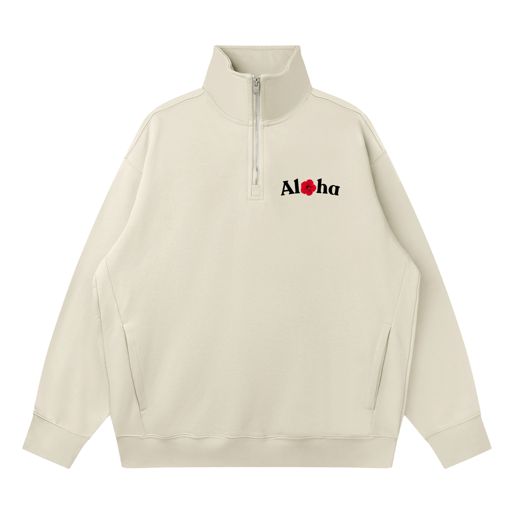 Aloha Quarter Zip Sweatshirt