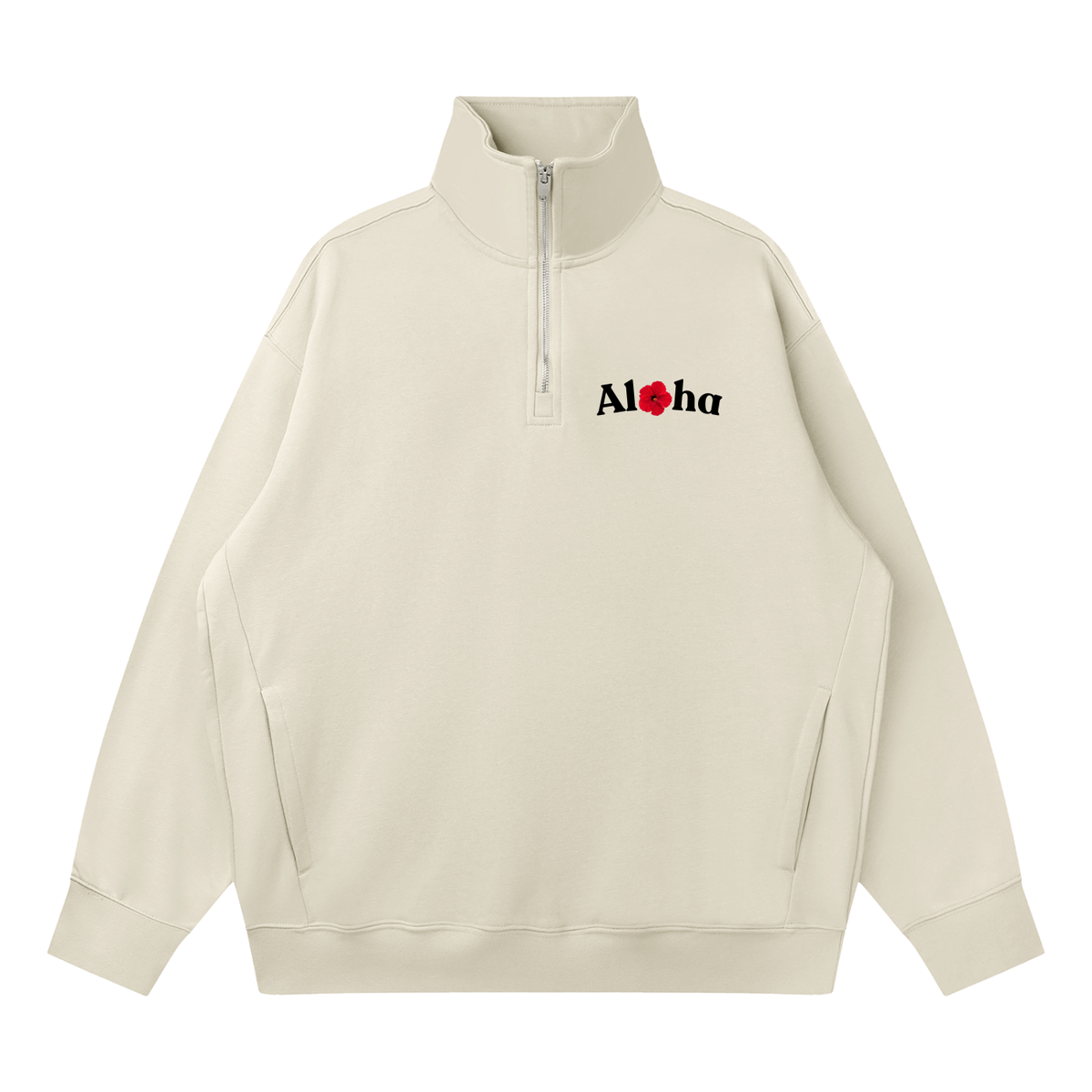 Aloha Quarter Zip Sweatshirt
