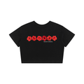 Black Pua Crop Tee