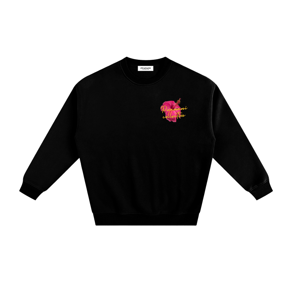 Hibiscus Script Crewneck